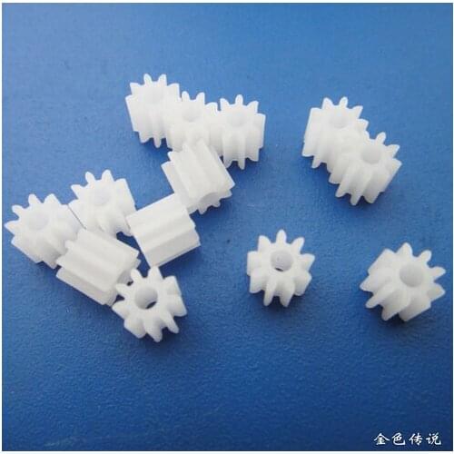 JMT 1piece 1009A 9-Tooth 1.9-Hole M0.5 Motor Gears Robot Model Accessory Four-Wheel Drive Plastic Gears F19165