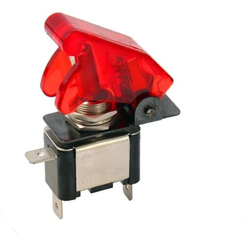 KN-45 Waterproof Toggle Rocker Switch Safety Cover for 12V Led illuminated ON OFF Toggle Switch with Red/Green