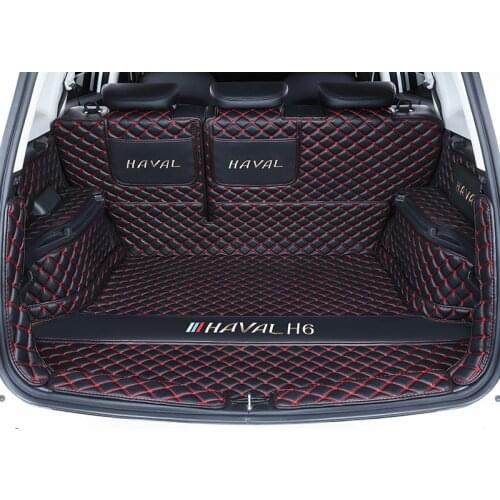 For haval H6 leather car trunk mat cargo liner 2017 2018 2019 2020 rug cover carpet boot luggage seat accessories interior rear