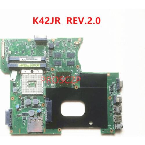 High quality FOR ASUS K42J K42JR K42JR REV.2.0 Laptop motherboard HM55 with HD5470M 1G DDR3 100% full Tested