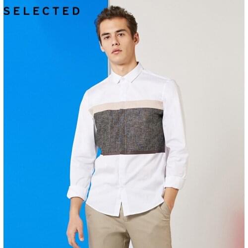 SELECTED Mens Regular Fit Assorted Colors Long-sleeved Shirt S|419105557