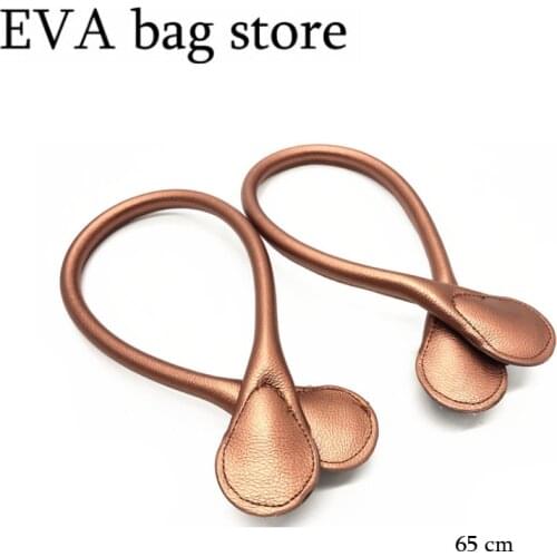 New 7 colors 65 cm Pu LEATHER bag handles for obag handbag accessary handles