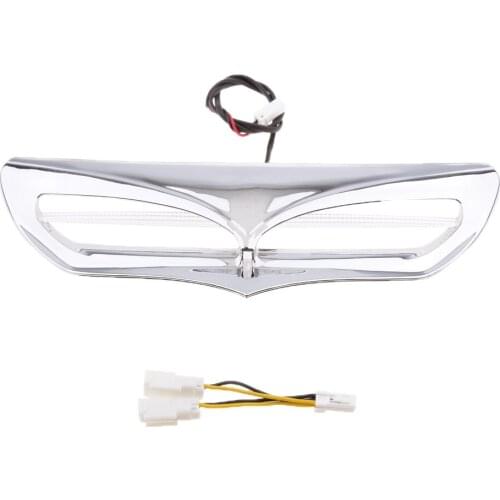 Batwing Fairing Vent Trim w/ LED Accent Light For Harley Touring 2014-up