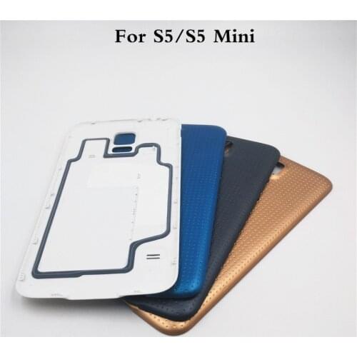 Original New Housing Battery Back Cover For Samsung Galaxy S5 I9600 G900 G900F G900H SM-G900F Battery Door Back Cover
