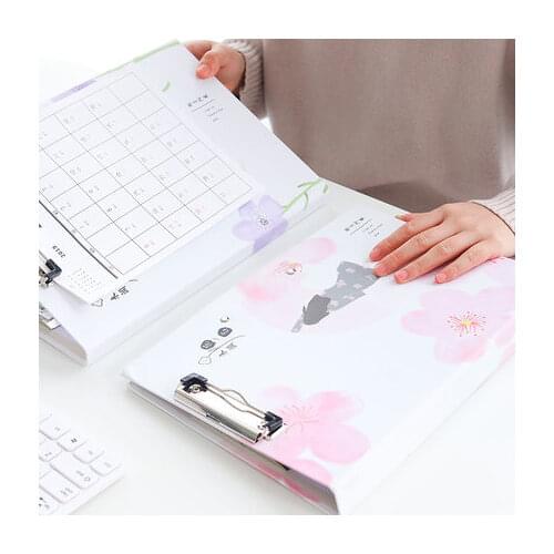 Chinese Style Clip File Folder A4 Binder Folder Office School Paper File Organizer