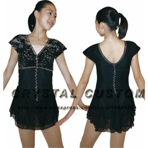 Girls Figure Skating Dresses For Competition Fashion New Brand Ice Skating Dresses Kids DR3455