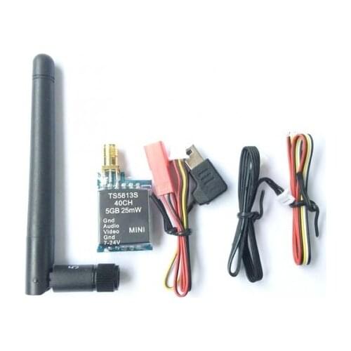 Skyzone TS5813S 5.8G 25mW 40CH FPV Mini Wireless AV Transmitter for FPV Aerial Photography ts5823 ts5828