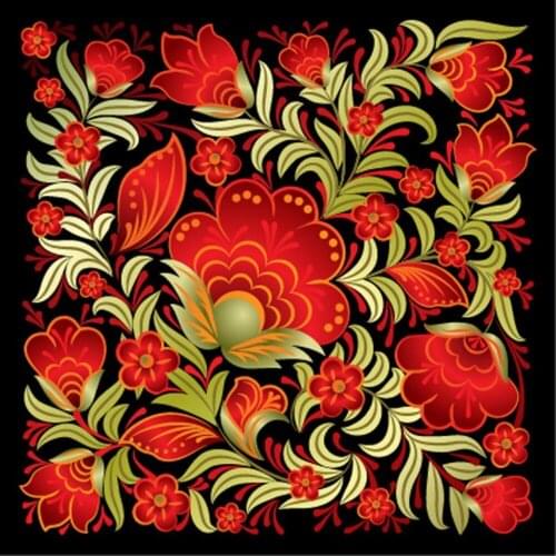 SNA DIY Diamond Painting Flowers Full Square Diamond Embroidery