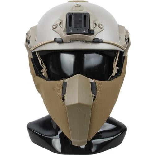 TMC Multi Color Special Mask Guide Rail Connection Mask for Tactical Helmet Free Shipping TMC2889-CB