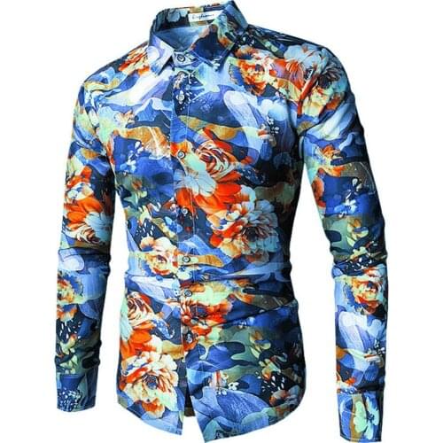 2020 new products foreign trade vintage men long sleeve shirts with long sleeves and long sleeve shirts M-3XL