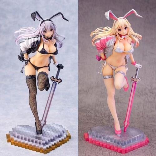 28cm Skytube Girls Zimakupiza by Saitom Rabbit Ears Anime Sexy Girls PVC Action Figure Collectible Model Toys For Children Gift