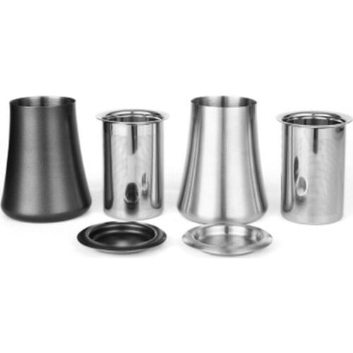 3 In 1 Powder Sieve Coffee Flour Dustproof Flour Filter Cup Coffee Grinder Accessory Necessity DIY Tool 2-Piece Set