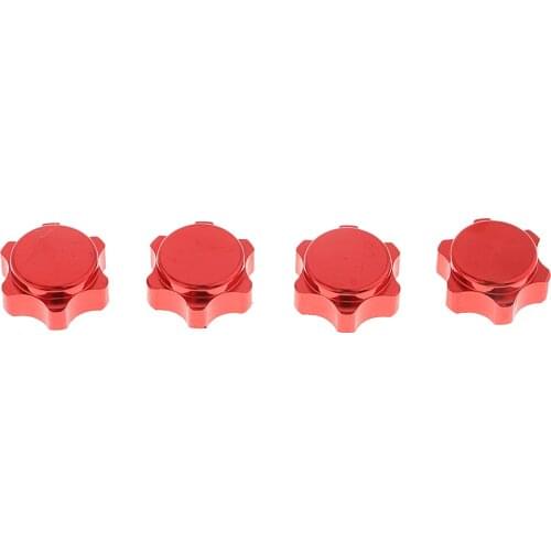 4Pcs Aluminum Wheel Hub 17mm Hex Nut for 2.0 2.0T 3.0 3.0E 1/8 RC Car