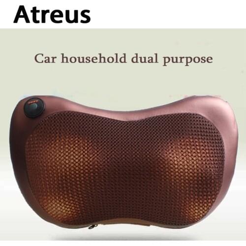 Atreus Car Styling 1pcs Protect Neck 4/8 balls Massage Pillows For Lexus RX NX GS CT200H GS300 RX350 RX300 Suzuki Swift Grand