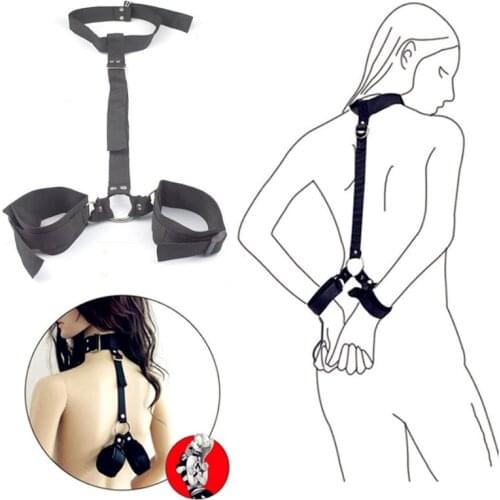BDSM Bondage Restraint Bondage Fetish Slave Handcuffs & Ankle Cuffs Adult Erotic Sex Toys For Woman Couples Games Sex Products