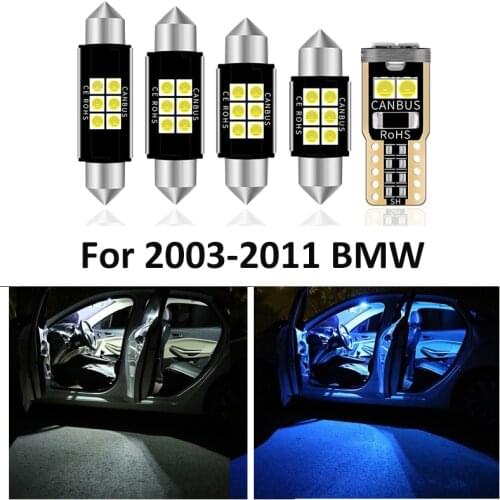 13 pcs Car White Interior LED Light Bulbs Package Kit For 2003-2011 BMW 1 series E87 E81 116i 118d 118i 120d 120i 123d 130i 135i