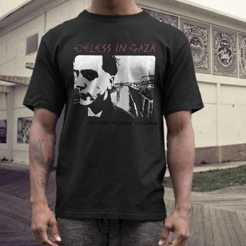 Eyeless In Gaza T shirt screen print short sleeve shirt cotton