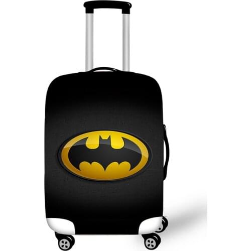18''-32'' Elastic Luggage Protective Cover Trolley Super Hero Suitcase Dust Bag Case Cartoon Travel Accessories