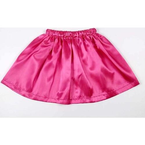 Rose read satin baby summer tutu girl children skirt kids perform dance party costume short skirts pettiskirt clothes