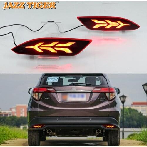 Rear Bumper Lights for Honda HRV HR-V 2015 2016 2017 2018 2019 Led Stop Signal for Cars Fog Lights Lada Vesta Reflectors Brake