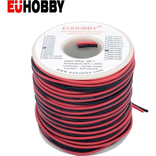 Cable wire Soft silicone wire 20M 65.61FT 20AWG Servo line Servo cable lithium battery special soft high temperature