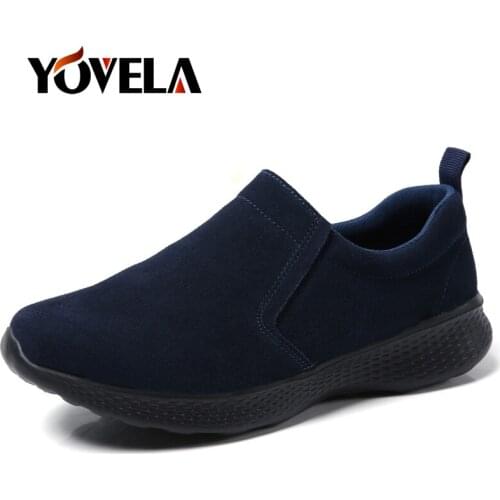 Women Genuine Leather Sneakers Shoe Fashion Slip-on Flat Shoes Women Plus Size Loafers Walking Shoes Comfortable Female Sneakers