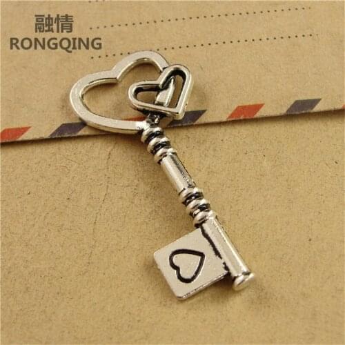 RONGQING 40pcs/pack Charms Jewelry Accessories Fashion Jewelry Charms for jewelry making NEW 2019