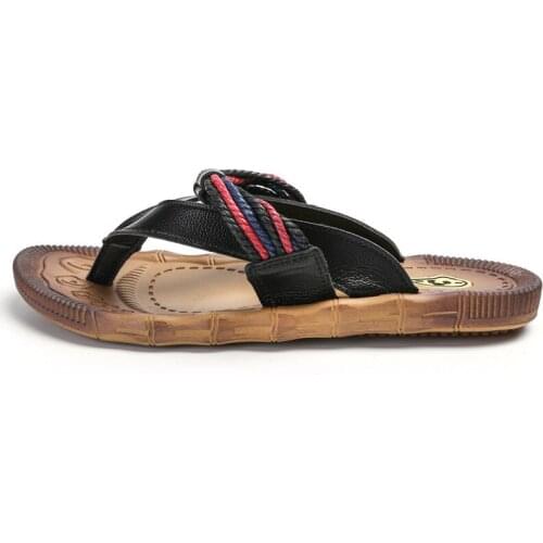 2020 New Arrival Summer Men Flip Flops High Quality Beach Sandals Anti-slip Zapatos Hombre Casual Shoes Wholesale