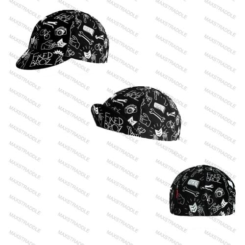 New Style Summer FixedBroz Black Cycling Cap Men&Women Bike Ride Classical Hat