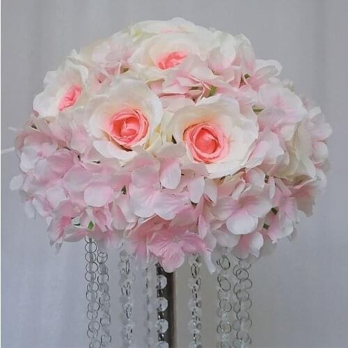 Wedding Props Road Lead Flower Ball Wedding T Station Layout Artificial Flower Set Decorative Silk Flower Row Peony Fake Flower