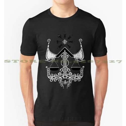 Tiwaz Norse Rune Fashion Vintage Tshirt T Shirts Norse Rune Tyr Tiwaz Viking Vikings Pagan Arrow Scales Law Order Justice Asatru
