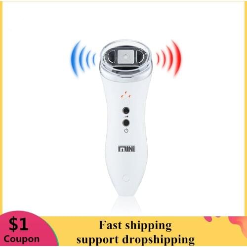 Mini HIFU Machine Ultrasound RF Face Lift Device Anti Wrinkles Forehead Skin Rejuvenation Tighten BeautyA Apparatus LED Therapy