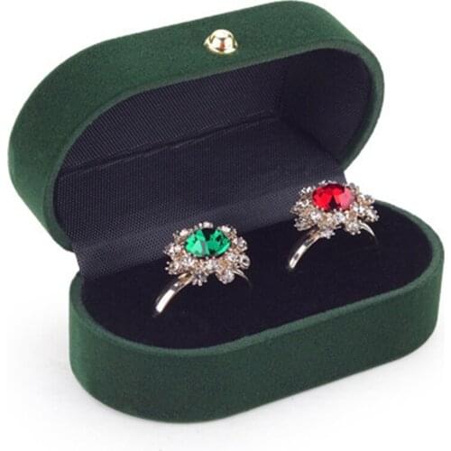 Velvet Silk Pair Ring Box Wedding Ring Box Single Ring Box Wedding Proposal Farewell Jewelry Box