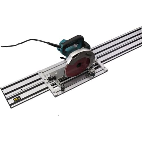 1.4m Circular Saw Guide Rails Tracks + Universal Base for Circular Saw, Track Saw, Plunge Saw, Woodworking 목공공구