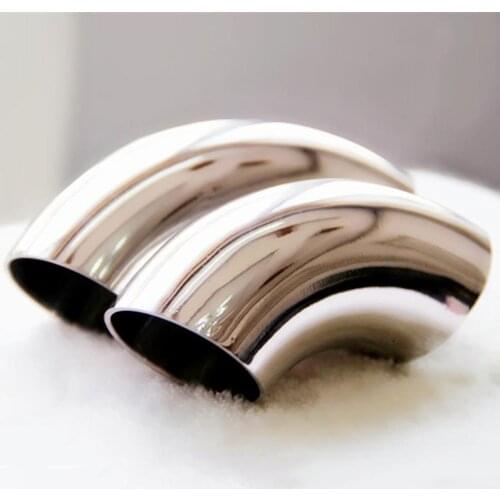 2 PCS DIN DN25 25mm ID 28mm OD SUS 304 Stainless Steel Sanitary Butt Weld 90 Deg Elbow Angle Pipe Fitting Home Brew Beer