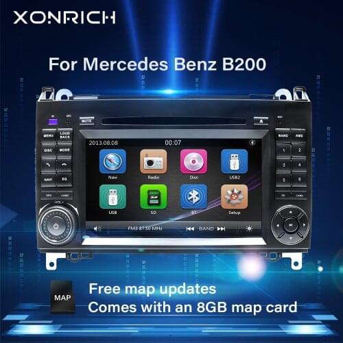 2 Din Car DVD head unit For Mercedes Sprinter Vito W639 W906 Viano B Class W245 W169W209B200 AutoRadio Multimedia GPS Navigation