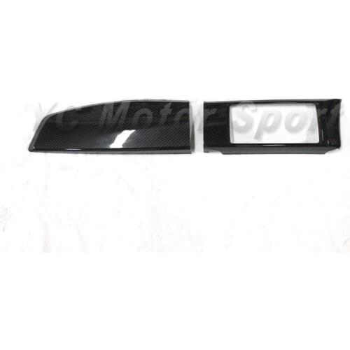 Car Accessories Dry Carbon Fiber RHD Dashboard&Radio Panel Cover Fit For GT86 FT86 ZN6 FR-S BRZ ZC6 Interior Trim Car-styling