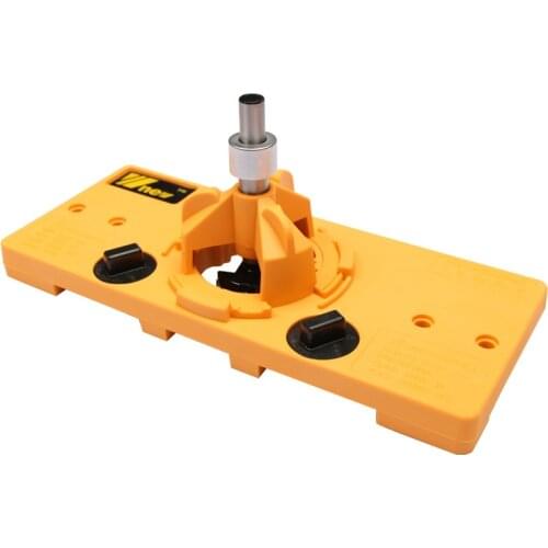 35MM Cup Style Concealed Hinge Boring Jig Drill Guide Set Door Hole Locator Template & Bit Woodworking Tools