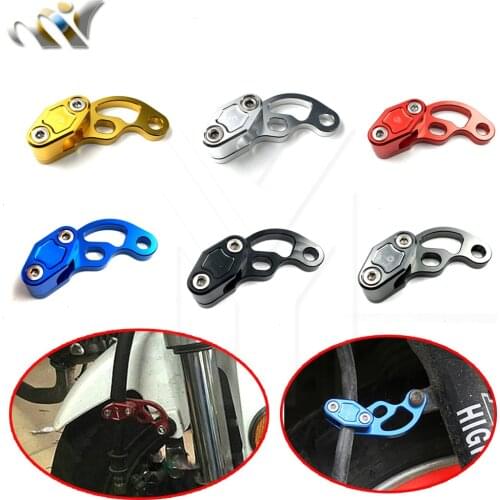 CNC Motorcycle Brake Line Clamps Accessories For YAMAHA MT-03 MT-07 MT-09 YZF250F XJR 1300 R15 FZ8 NMAX YZF R125 YBR 125 JOG