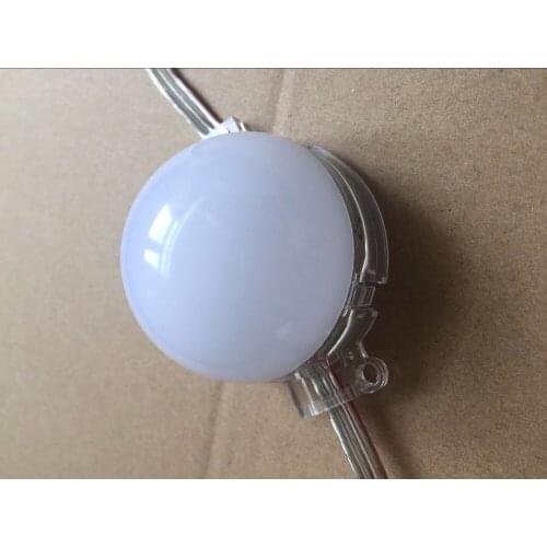 50mm diameter;addressable led smart module;D24V;UCS2903;1.68W;7pcs 5050 SMD LED RGB LED;RGB full color;frosted cover