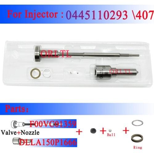 DLLA 150 P 1666 F00VC01359 fuel common rail injector Overhaul Kit for GreatWall 1112100-E06 0445110293
