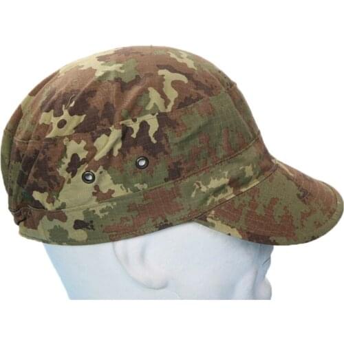 Italian army hat cap military camouflage uniform soldier vegetato