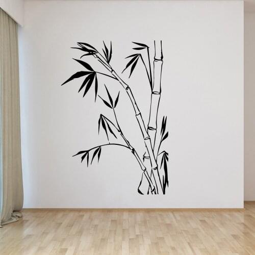 Exquisite bamboo Environmental Protection Vinyl Stickers Modern Wall Decor For Kids Rooms Diy Home Decoration
