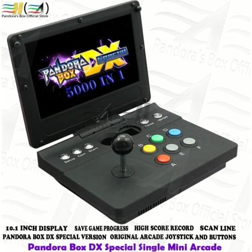 Pandora Box DX 3000 in 1 Portable mini arcade Flip mini arcade save game progress High score record can add 5000 game 3D tekken