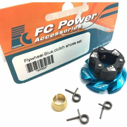 Flywheel blue clutch shoes set for 1/8 buggy moonster car HPI savage 4.6