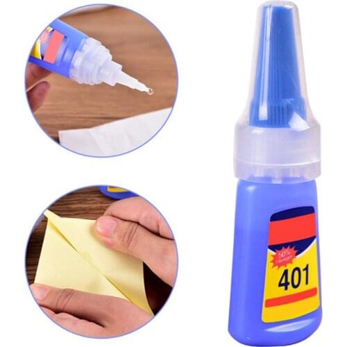 Multi-purpose 401 Super Strong Liquid Glue Wood Products Plastic Toys Mobile Phone Shell Glue School Office Supplies 20g