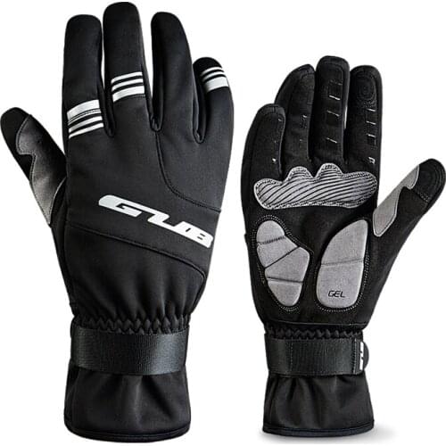 GUB Outdoor Sports Winter Skiing Glove ciclismo Touch Screen Bicycle Bike Cycling Gloves Full Finger Gel Padded Thermal