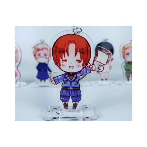 Anime Axis Powers Hetalia APH Wang Yao Arthur Cosplay Acrylic Figure Stand Model Keychain Cartoon Keyring bag Pendant Toy Gift