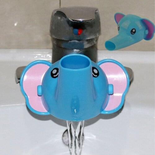 Silicone Faucet Extender Cartoon Water Tap Extension Sink Children Washing Device Bathroom Sink Faucet Guide Faucet Extenders