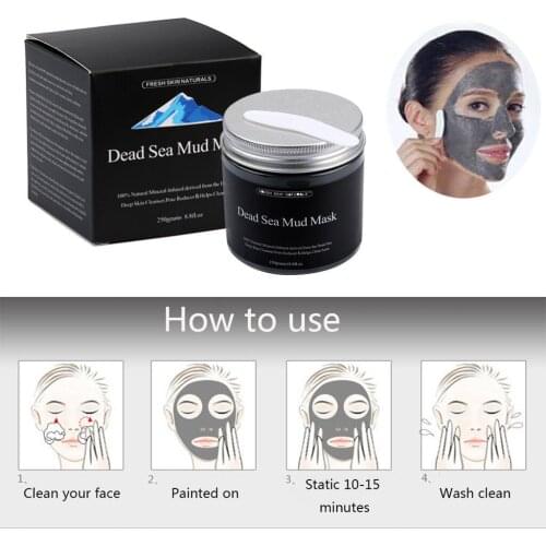Wrinkle Brighten Face Dead Sea mud mask Pure Body Naturals Beauty for Facial Treatment Maquiagem Nourishing Skin Care